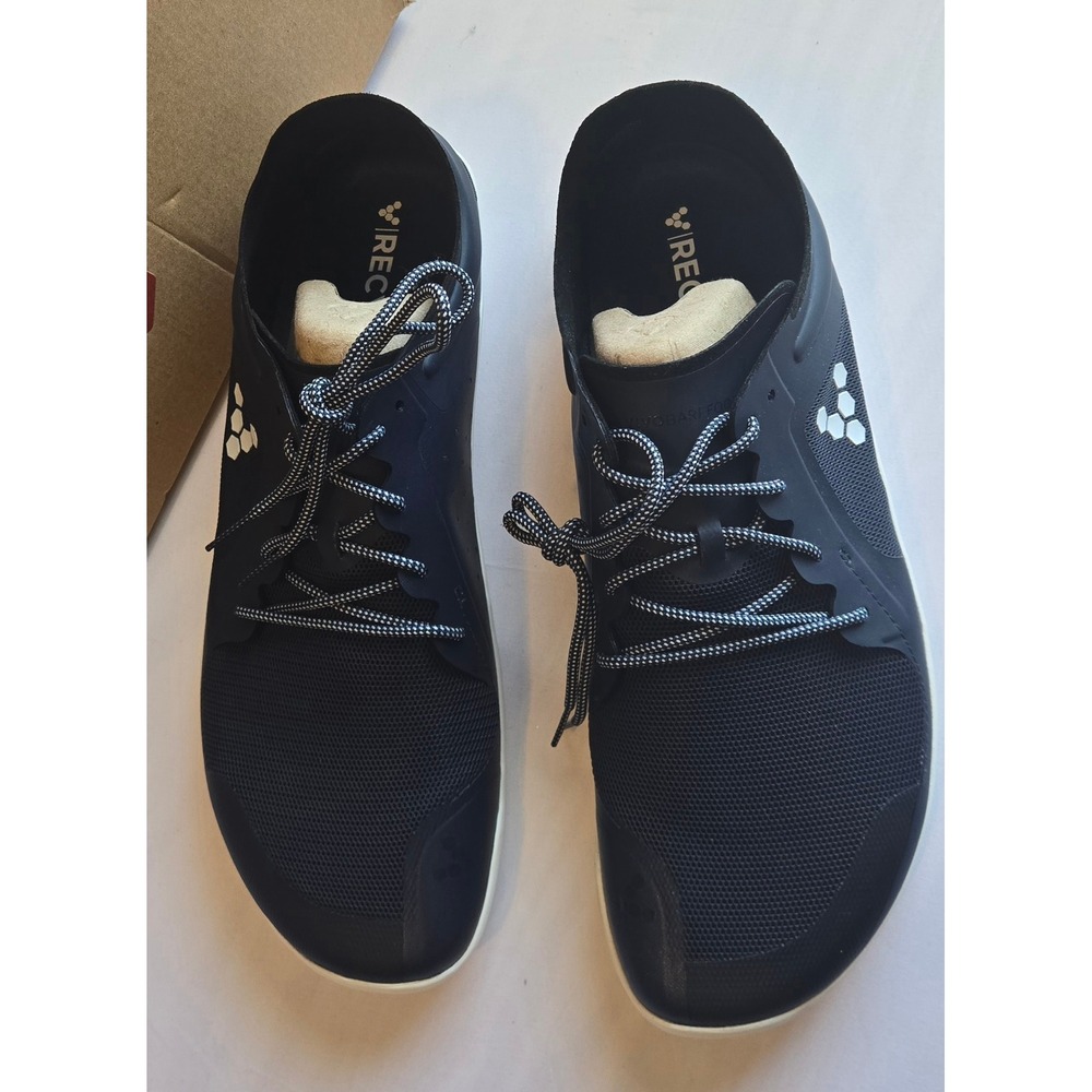 Vivobarefoot Primus Lite III Mens Navy Textile Barefoot Shoes Size‎ 14 US